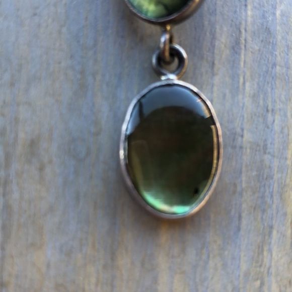 Harlene Korey Kalibre One of a Kind Sterling Silver Semi Precious Earrings - Picture 7 of 14